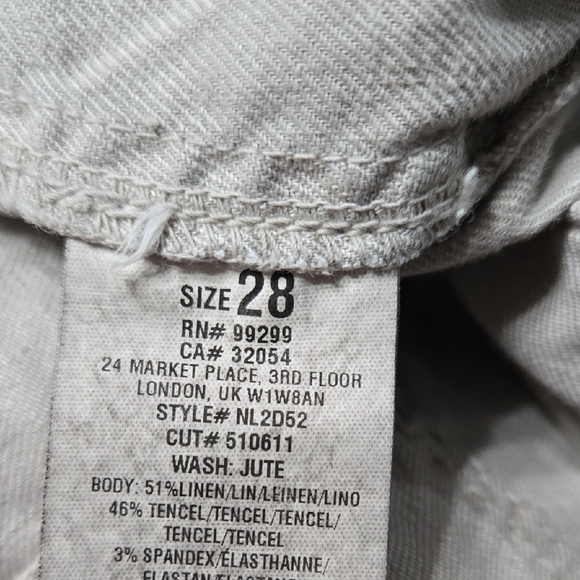 Level 99 Women Light Khaki Flare Pants - Picture 3 of 8